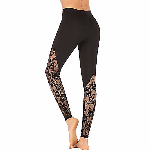 women high waist yoga leggings mesh lace sports running pants plus size (xxxxx-large, black)
women high waist yoga leggings mesh lace sports running pants plus size (xxxxx-large, black)