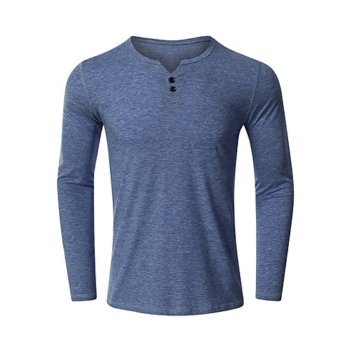 Men's T shirt non-printing Solid Color Classic Long Sleeve Date Tops Black Blue Brick red
Men's T shirt non-printing Solid Color Classic Long Sleeve Date Tops Black Blue Brick red