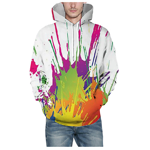 Men's Daily Pullover Hoodie Sweatshirt 3D Graphic Hooded Basic Hoodies Sweatshirts Long Sleeve White
Men's Daily Pullover Hoodie Sweatshirt 3D Graphic Hooded Basic Hoodies Sweatshirts Long Sleeve White