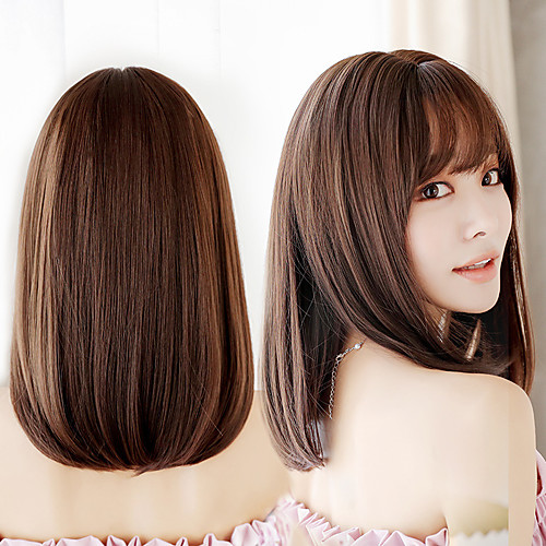 Synthetic Wig Curly With Bangs Wig Long Dark Brown Synthetic Hair Women's Adorable Comfortable Exquisite Brown
Synthetic Wig Curly With Bangs Wig Long Dark Brown Synthetic Hair Women's Adorable Comfortable Exquisite Brown