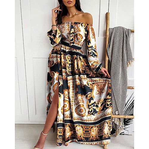 Women's Swing Dress Maxi long Dress Blue Red Gold Rainbow Sleeveless Print Split Fall Summer Off Shoulder Elegant Sexy 2021 S M L XL XXL 3XL
Women's Swing Dress Maxi long Dress Blue Red Gold Rainbow Sleeveless Print Split Fall Summer Off Shoulder Elegant Sexy 2021 S M L XL XXL 3XL