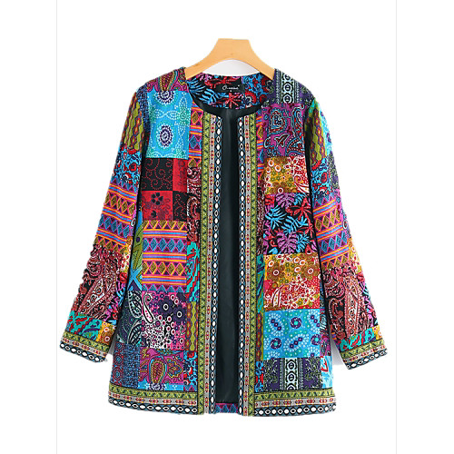 Women's Geometric Basic Winter Coat Regular Daily Long Sleeve Cotton Coat Tops Blue
Women's Geometric Basic Winter Coat Regular Daily Long Sleeve Cotton Coat Tops Blue