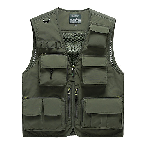 Men's Hiking Vest / Gilet Fishing Vest Outdoor Solid Color Thermal Warm Lightweight Windproof Breathable Top Single Slider Hunting Fishing Climbing Black Army Green Grey Khaki / Quick Dry
Men's Hiking Vest / Gilet Fishing Vest Outdoor Solid Color Thermal Warm Lightweight Windproof Breathable Top Single Slider Hunting Fishing Climbing Black Army Green Grey Khaki / Quick Dry