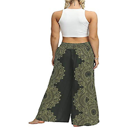 ethnic printed yoga pants slit wide leg boho pants dance pants summer casual beach pants green l/xl
ethnic printed yoga pants slit wide leg boho pants dance pants summer casual beach pants green l/xl