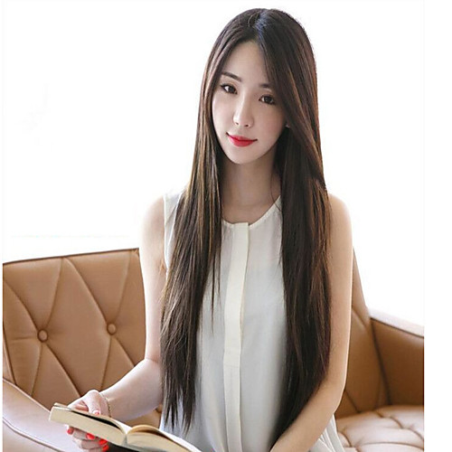 Synthetic Wig kinky Straight Natural Straight Middle Part Wig Long Dark Brown Synthetic Hair 30 inch Women's Fashionable Design Party Comfortable Dark Brown
Synthetic Wig kinky Straight Natural Straight Middle Part Wig Long Dark Brown Synthetic Hair 30 inch Women's Fashionable Design Party Comfortable Dark Brown
