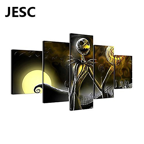 - canvas prints wall art pictures 5 pieces hallowmas jack skellington painting living room decor nightmare before christmas (with wood frame, 30x50cmx2,30x70cmx2,30x80cmx1) …
- canvas prints wall art pictures 5 pieces hallowmas jack skellington painting living room decor nightmare before christmas (with wood frame, 30x50cmx2,30x70cmx2,30x80cmx1) …