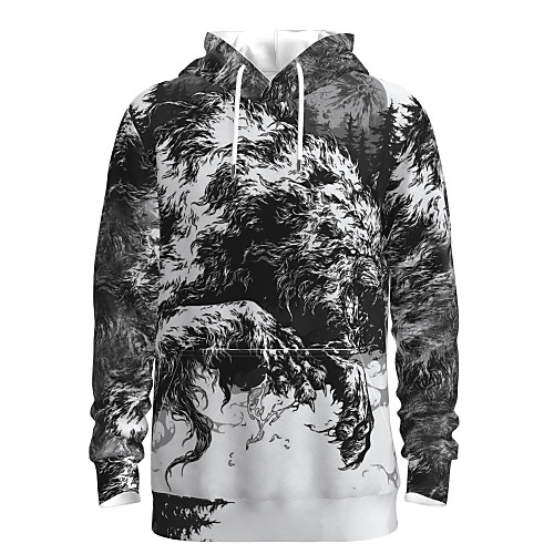 Men's Pullover Hoodie Sweatshirt Graphic 3D Daily 3D Print Basic Hoodies Sweatshirts Black
Men's Pullover Hoodie Sweatshirt Graphic 3D Daily 3D Print Basic Hoodies Sweatshirts Black