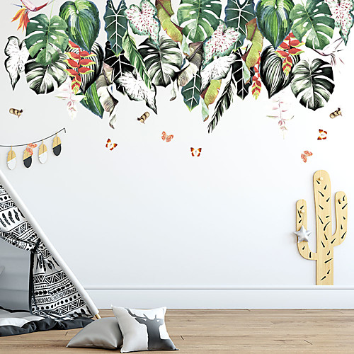 WallDecals Decor Vinyl DIY Green Tree Leaves and Floral Wall Stickers Removable Waterproof Wallpaper Decals Art Easy Peel & Stick for Kids Room Living Room Bedroom 30904CM
WallDecals Decor Vinyl DIY Green Tree Leaves and Floral Wall Stickers Removable Waterproof Wallpaper Decals Art Easy Peel & Stick for Kids Room Living Room Bedroom 30904CM