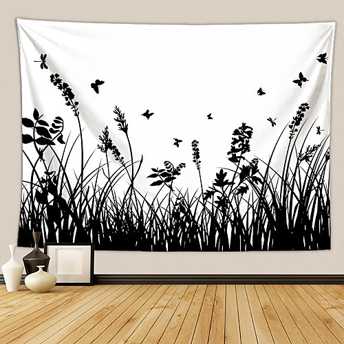 Wall Tapestry Art Decor Blanket Curtain Picnic Tablecloth Hanging Home Bedroom Living Room Dormitory Decoration Polyester Fiber Black And White Flowers
Wall Tapestry Art Decor Blanket Curtain Picnic Tablecloth Hanging Home Bedroom Living Room Dormitory Decoration Polyester Fiber Black And White Flowers