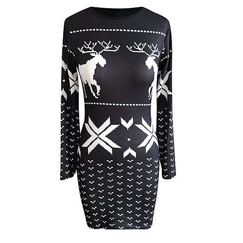 Women's Sweater Jumper Dress Short Mini Dress Black Red 3/4 Length Sleeve Print Print Fall Strapless Sexy Cotton 2021 S M L XL XXL
Women's Sweater Jumper Dress Short Mini Dress Black Red 3/4 Length Sleeve Print Print Fall Strapless Sexy Cotton 2021 S M L XL XXL
