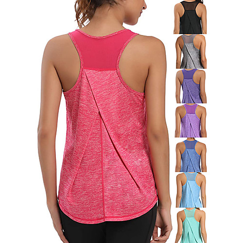 Women's Yoga Top Racerback Black Light Purple Green Sky Blue Royal Blue Spandex Fitness Gym Workout Running Tank Top T Shirt Sport Activewear 4 Way Stretch Breathable Quick Dry Moisture Wicking High
Women's Yoga Top Racerback Black Light Purple Green Sky Blue Royal Blue Spandex Fitness Gym Workout Running Tank Top T Shirt Sport Activewear 4 Way Stretch Breathable Quick Dry Moisture Wicking High