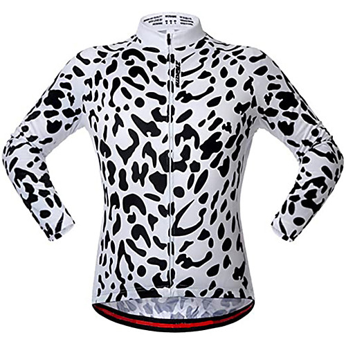 21Grams Men's Long Sleeve Cycling Jersey Winter BlackWhite Leopard Bike Jersey Top Mountain Bike MTB Road Bike Cycling UV Resistant Breathable Quick Dry Sports Clothing Apparel / Stretchy
21Grams Men's Long Sleeve Cycling Jersey Winter BlackWhite Leopard Bike Jersey Top Mountain Bike MTB Road Bike Cycling UV Resistant Breathable Quick Dry Sports Clothing Apparel / Stretchy