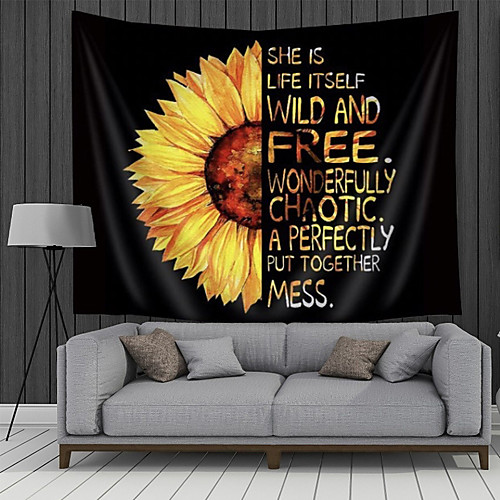 Wall Tapestry Art Decor Blanket Curtain Picnic Tablecloth Hanging Home Bedroom Living Room Dorm Decoration Polyester Anime Sunflower
Wall Tapestry Art Decor Blanket Curtain Picnic Tablecloth Hanging Home Bedroom Living Room Dorm Decoration Polyester Anime Sunflower