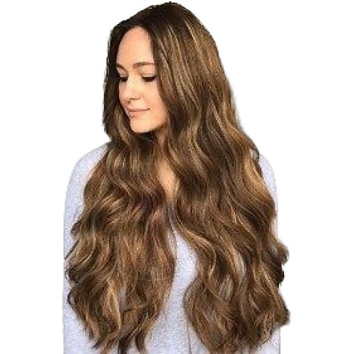 Synthetic Wig Curly Body Wave Middle Part Wig Long Dark Brown Synthetic Hair 26 inch Women's Party Classic Comfortable Dark Brown
Synthetic Wig Curly Body Wave Middle Part Wig Long Dark Brown Synthetic Hair 26 inch Women's Party Classic Comfortable Dark Brown
