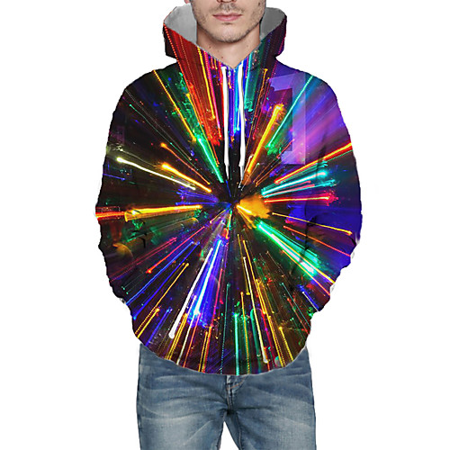 Men's Pullover Hoodie Sweatshirt Graphic Abstract Hooded Daily 3D Print Basic Hoodies Sweatshirts Long Sleeve Rainbow
Men's Pullover Hoodie Sweatshirt Graphic Abstract Hooded Daily 3D Print Basic Hoodies Sweatshirts Long Sleeve Rainbow
