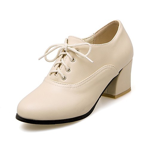 Women's Oxfords Wedge Heel Round Toe British Daily PU Solid Colored Black Yellow Beige
Women's Oxfords Wedge Heel Round Toe British Daily PU Solid Colored Black Yellow Beige