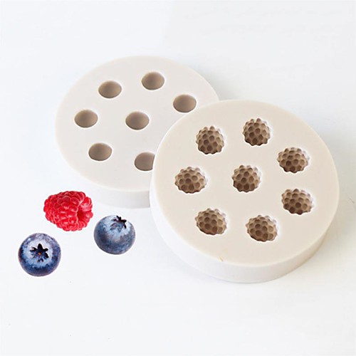 

Bakery Mold Equipment and Accessories Chocolate Pastry Tool 3D Raspberry Blueberry Shape Silicone Mold DIY Cake Decorating Mold