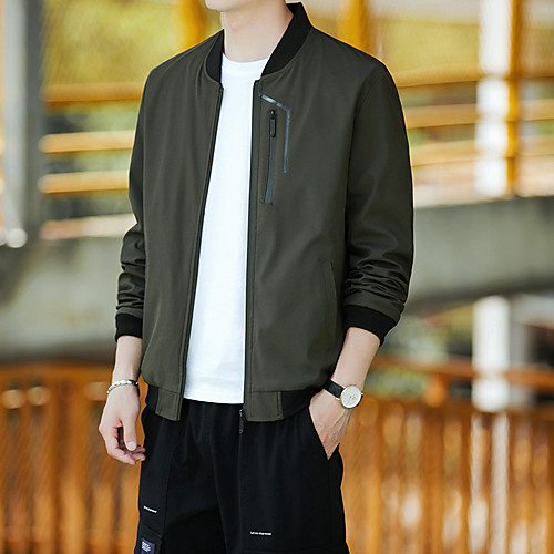 Men's Solid Color Fall Jacket Sports Outdoor Long Sleeve Polyester Coat Tops GK-2804 Army Green
Men's Solid Color Fall Jacket Sports Outdoor Long Sleeve Polyester Coat Tops GK-2804 Army Green
