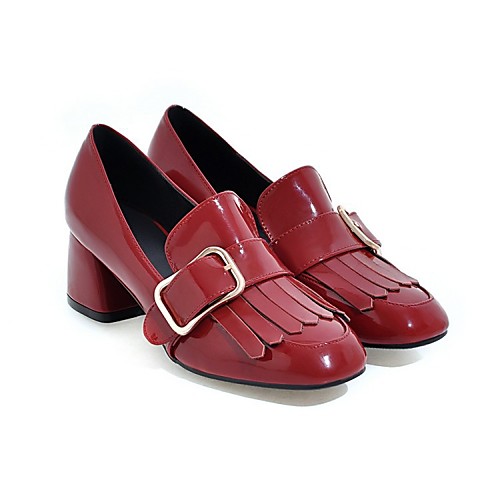 Women's Heels Chunky Heel Square Toe Casual Daily Walking Shoes PU Tassel Solid Colored Black Red Pink
Women's Heels Chunky Heel Square Toe Casual Daily Walking Shoes PU Tassel Solid Colored Black Red Pink