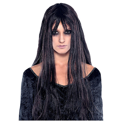 Cosplay Wig Ghoulish Straight With Bangs Wig Long Black Synthetic Hair Women's Cosplay Exquisite Black
Cosplay Wig Ghoulish Straight With Bangs Wig Long Black Synthetic Hair Women's Cosplay Exquisite Black