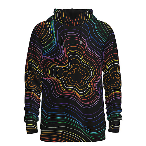 Men's Pullover Hoodie Sweatshirt Striped Graphic 3D Daily 3D Print Basic Hoodies Sweatshirts Black
Men's Pullover Hoodie Sweatshirt Striped Graphic 3D Daily 3D Print Basic Hoodies Sweatshirts Black