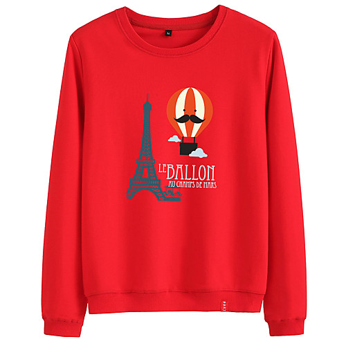 Women's Sweatshirt Pullover Artistic Style Crew Neck Cotton Cartoon Letter Printed Sport Athleisure Sweatshirt Long Sleeve Warm Soft Comfortable Everyday Use Exercising General Use / Winter
Women's Sweatshirt Pullover Artistic Style Crew Neck Cotton Cartoon Letter Printed Sport Athleisure Sweatshirt Long Sleeve Warm Soft Comfortable Everyday Use Exercising General Use / Winter