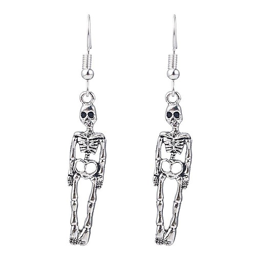 Women's Hoop Earrings Retro Skull Vintage Earrings Jewelry Silver For Halloween 2pcs
Women's Hoop Earrings Retro Skull Vintage Earrings Jewelry Silver For Halloween 2pcs
