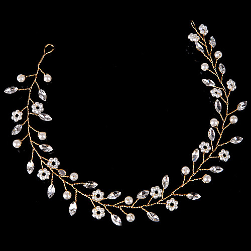 Imitation Pearl / Rhinestone Headpiece with Rhinestone / Faux Pearl 1 Piece Wedding Headpiece
Imitation Pearl / Rhinestone Headpiece with Rhinestone / Faux Pearl 1 Piece Wedding Headpiece