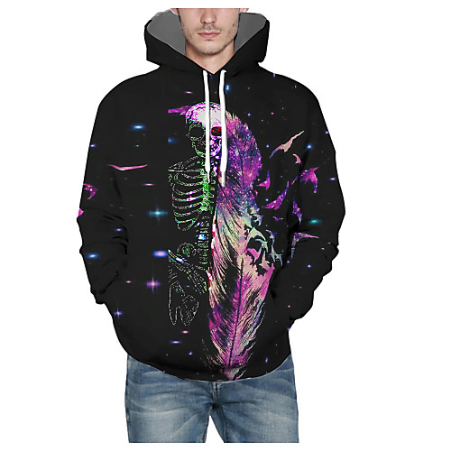 Men's Pullover Hoodie Sweatshirt Graphic Skull Halloween Daily 3D Print Basic Hoodies Sweatshirts Black
Men's Pullover Hoodie Sweatshirt Graphic Skull Halloween Daily 3D Print Basic Hoodies Sweatshirts Black