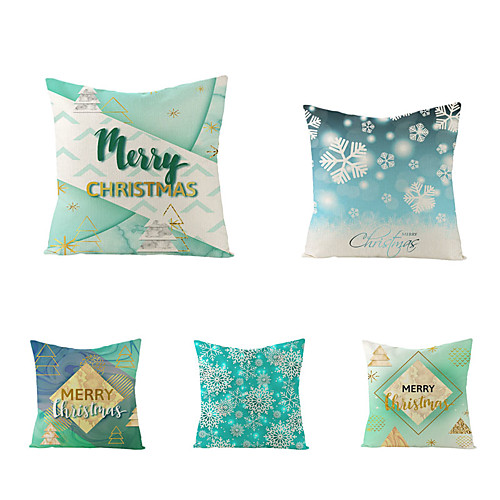 1 Set of 5 pcs Christmas Series Decorative Linen Throw Pillow Cover 18 x 18 inches 45 x 45cm For Home Decoration Christmas Decoration
1 Set of 5 pcs Christmas Series Decorative Linen Throw Pillow Cover 18 x 18 inches 45 x 45cm For Home Decoration Christmas Decoration