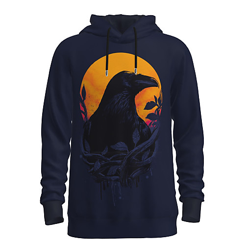 Men's Pullover Hoodie Sweatshirt Graphic 3D Animal Daily 3D Print Basic Hoodies Sweatshirts Blue
Men's Pullover Hoodie Sweatshirt Graphic 3D Animal Daily 3D Print Basic Hoodies Sweatshirts Blue