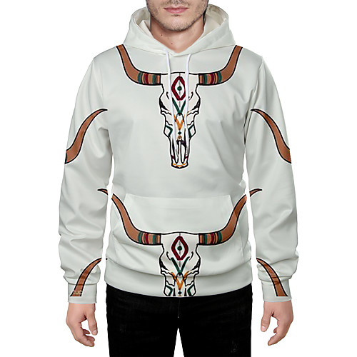 Men's Daily Pullover Hoodie Sweatshirt 3D Graphic Animal Hooded Basic Hoodies Sweatshirts Long Sleeve White
Men's Daily Pullover Hoodie Sweatshirt 3D Graphic Animal Hooded Basic Hoodies Sweatshirts Long Sleeve White