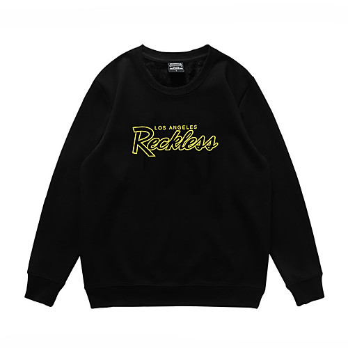 Men's Pullover Sweatshirt Print Slogan Daily Casual Hoodies Sweatshirts Black
Men's Pullover Sweatshirt Print Slogan Daily Casual Hoodies Sweatshirts Black