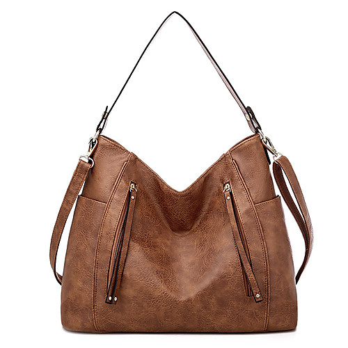 Women's Bags PU Leather Waterproof Top Handle Bag Hobo Bag Zipper Outdoor Handbags Black Red Khaki Brown
Women's Bags PU Leather Waterproof Top Handle Bag Hobo Bag Zipper Outdoor Handbags Black Red Khaki Brown