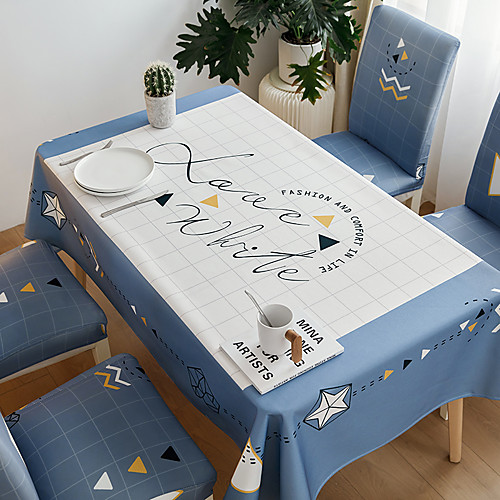 Thick Waterproof Tablecloth Square Tablecloth Decorative Kitchen Rectangular Tablecloth LOVE LIFE 1 pc
Thick Waterproof Tablecloth Square Tablecloth Decorative Kitchen Rectangular Tablecloth LOVE LIFE 1 pc