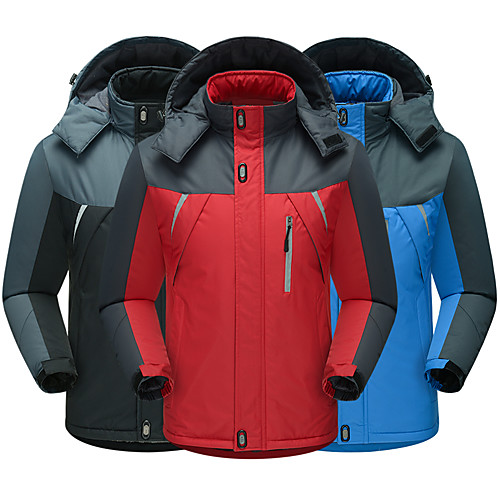 Men's Hiking Jacket Ski Jacket Softshell Jacket Winter Outdoor Patchwork Thermal Warm Waterproof Windproof Breathable Winter Jacket Top Single Slider Hunting Fishing Climbing Black Red Blue
Men's Hiking Jacket Ski Jacket Softshell Jacket Winter Outdoor Patchwork Thermal Warm Waterproof Windproof Breathable Winter Jacket Top Single Slider Hunting Fishing Climbing Black Red Blue