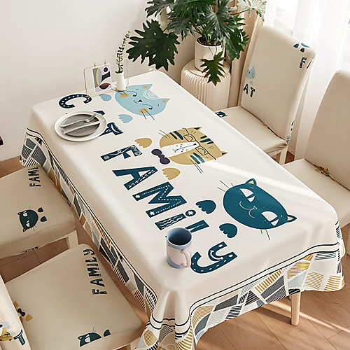 Thick Waterproof Tablecloth Square Tablecloth Decorative Kitchen Rectangular Tablecloth Cats 1 pc
Thick Waterproof Tablecloth Square Tablecloth Decorative Kitchen Rectangular Tablecloth Cats 1 pc