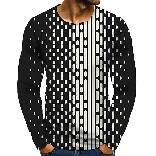 Men's T shirt 3D Print Graphic 3D Plus Size Print Long Sleeve Daily Tops Elegant Exaggerated Black
Men's T shirt 3D Print Graphic 3D Plus Size Print Long Sleeve Daily Tops Elegant Exaggerated Black