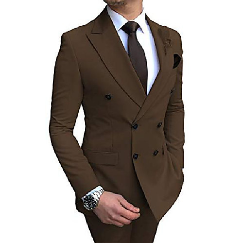 men's slim fit 2 piece men suit double-breasted wedding suits groom tuxedos(blazerpant)(coffee,50)
men's slim fit 2 piece men suit double-breasted wedding suits groom tuxedos(blazerpant)(coffee,50)
