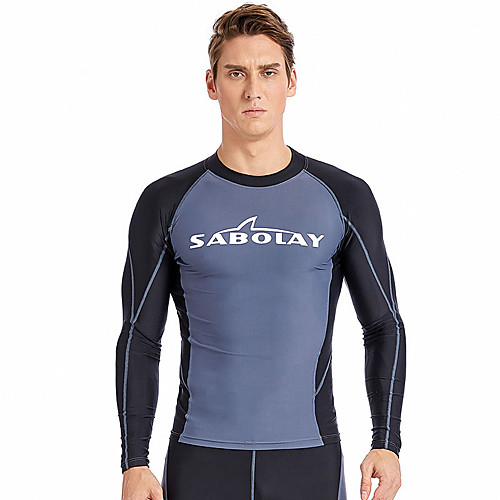 Men's Women's Diving Rash Guard Elastane Swimwear Top UV Sun Protection Breathable Quick Dry Long Sleeve Swimming Diving Surfing
Men's Women's Diving Rash Guard Elastane Swimwear Top UV Sun Protection Breathable Quick Dry Long Sleeve Swimming Diving Surfing