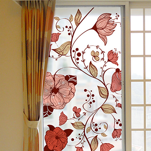 Frosted Privacy Flowers Pattern Window Film Home Bedroom Bathroom Glass Window Film Stickers Self Adhesive Sticker 60116cm
Frosted Privacy Flowers Pattern Window Film Home Bedroom Bathroom Glass Window Film Stickers Self Adhesive Sticker 60116cm