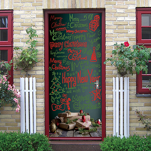 Christmas Self-adhesive Creative Door Stickers Living Room Diy Decoration Home Waterproof Wall Stickers
Christmas Self-adhesive Creative Door Stickers Living Room Diy Decoration Home Waterproof Wall Stickers
