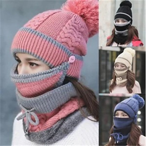 Women's Floppy Hat Knitwear Active - Solid Colored Windproof Fall Winter Black Blushing Pink Wine
Women's Floppy Hat Knitwear Active - Solid Colored Windproof Fall Winter Black Blushing Pink Wine