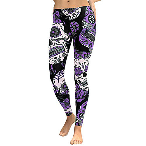hgwxx7 women high waist gym yoga skull print running fitness leggings pants tights workout clothes (xl, purple)
hgwxx7 women high waist gym yoga skull print running fitness leggings pants tights workout clothes (xl, purple)