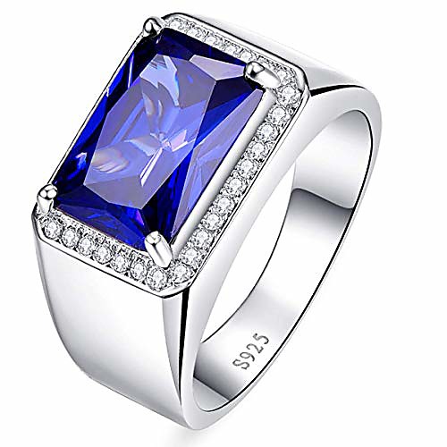 925 sterling silver rings for engagement wedding anniversary with created sapphire and white cubic zirconia cz size 9
925 sterling silver rings for engagement wedding anniversary with created sapphire and white cubic zirconia cz size 9