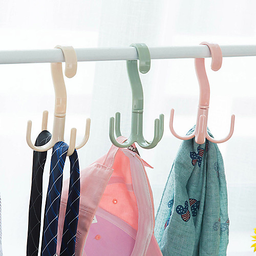 4pcs Rotary 4-claw Multi-purpose Hanger Hook Hanger Tie Scarf Clothes Hanger Plastic Hook Shoe Hanger
4pcs Rotary 4-claw Multi-purpose Hanger Hook Hanger Tie Scarf Clothes Hanger Plastic Hook Shoe Hanger