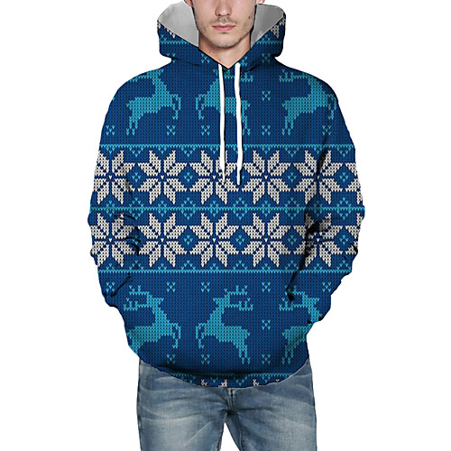Men's Pullover Hoodie Sweatshirt Graphic Color Block 3D Christmas Daily 3D Print Christmas Hoodies Sweatshirts Blue
Men's Pullover Hoodie Sweatshirt Graphic Color Block 3D Christmas Daily 3D Print Christmas Hoodies Sweatshirts Blue
