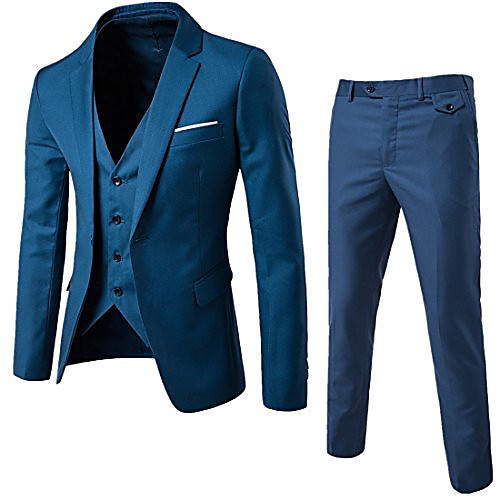 mens suits wedding groom plus size 3 pieces(jacketvestpant) slim fit casual tuxedo suit male (us regular 44/waist 36, navy blue)
mens suits wedding groom plus size 3 pieces(jacketvestpant) slim fit casual tuxedo suit male (us regular 44/waist 36, navy blue)