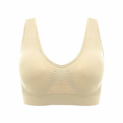 cooling summer breathable sport bra yoga wireless underwear shockproof workout running lingerie beige
cooling summer breathable sport bra yoga wireless underwear shockproof workout running lingerie beige