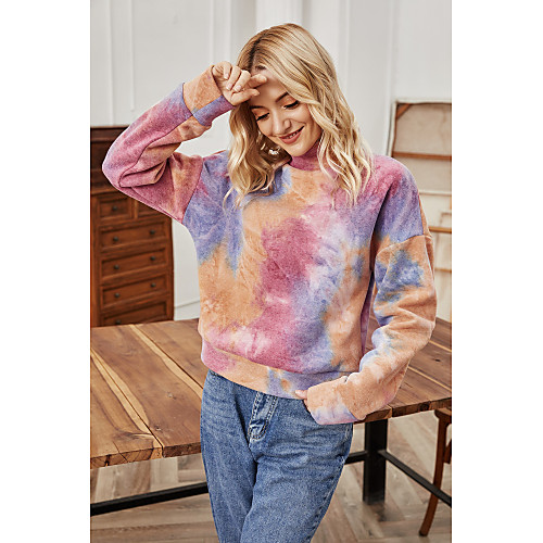 Women's Pullover Sweatshirt Tie Dye Daily Active Casual Hoodies Sweatshirts Blushing Pink
Women's Pullover Sweatshirt Tie Dye Daily Active Casual Hoodies Sweatshirts Blushing Pink